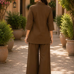 Embroidered Cotton Co-Ord Set