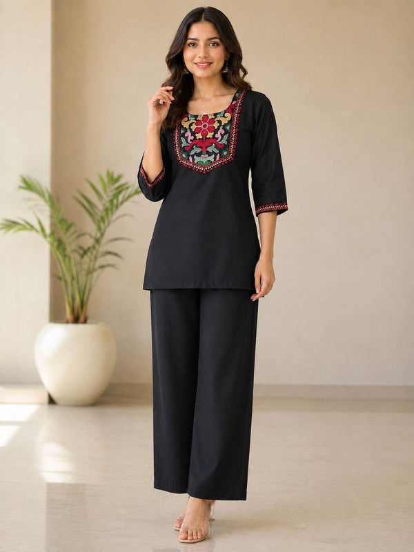 Aafrin Embroidered Co-ord Set