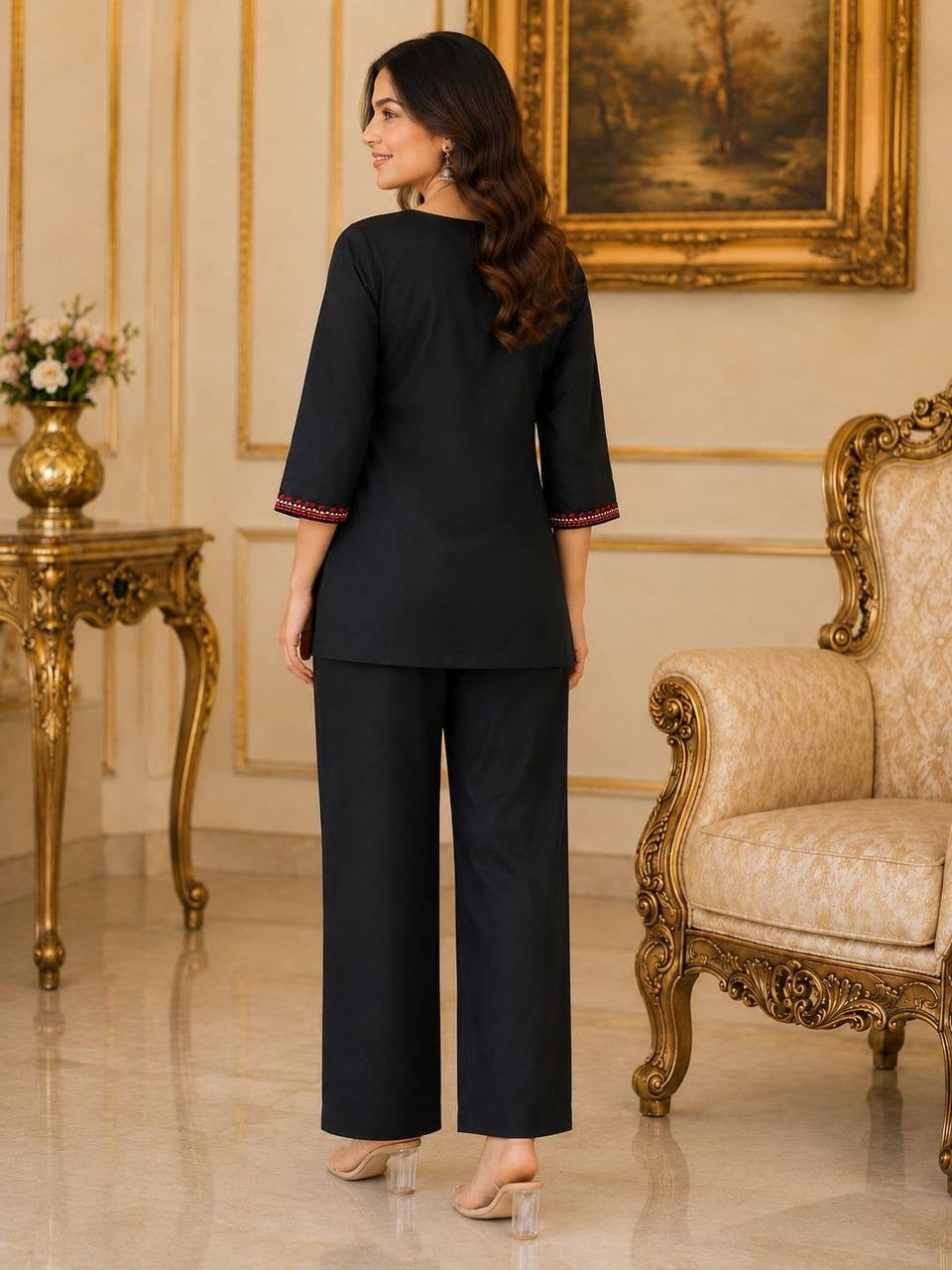 Aafrin Embroidered Co-ord Set