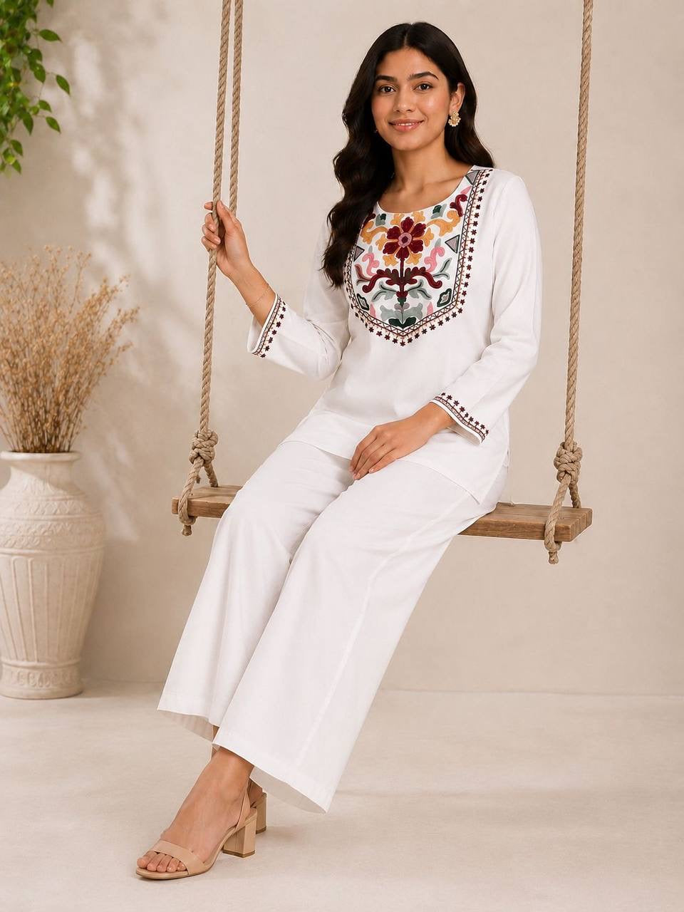 Aafrin Embroidered Co-ord Set