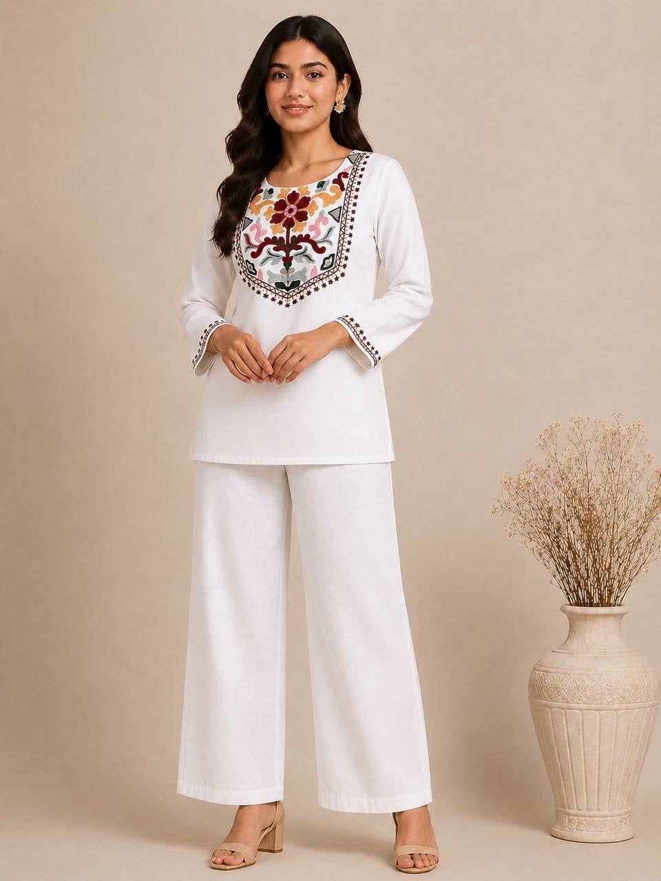 Aafrin Embroidered Co-ord Set