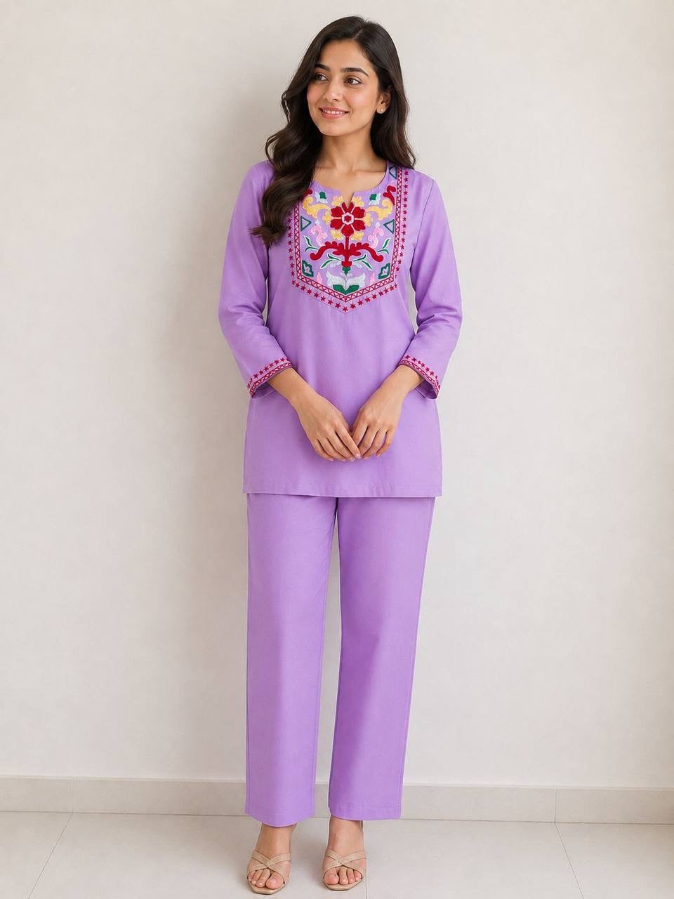Aafrin Embroidered Co-ord Set