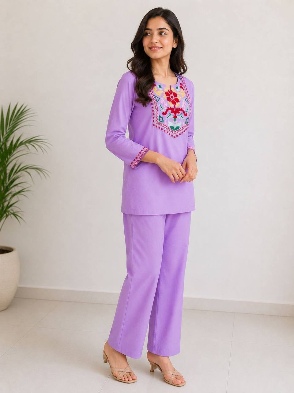 Aafrin Embroidered Co-ord Set
