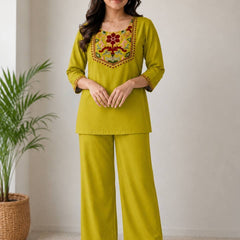 Aafrin Embroidered Co-ord Set