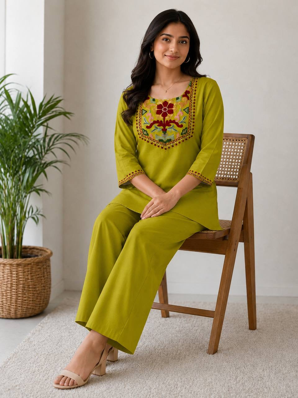 Aafrin Embroidered Co-ord Set
