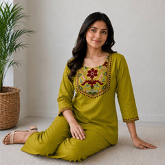 Aafrin Embroidered Co-ord Set