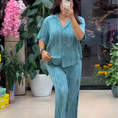 Sky Pure Linen Co-ord Set