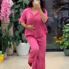 Designer Pure Linen Co-ord Set