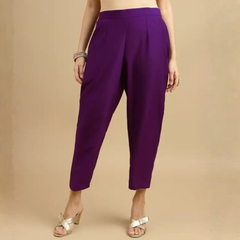 Purple rayon slub 3-piece suit set image 8