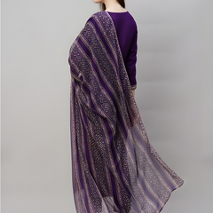 Royal Purple rayon slub 3-piece suit set image 5