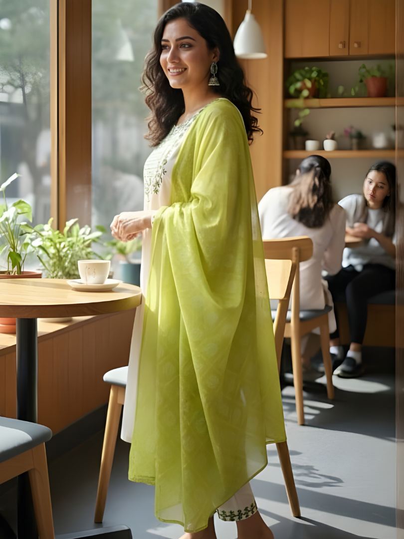 Off-White 2 rayon slub 3-piece suit set image 6